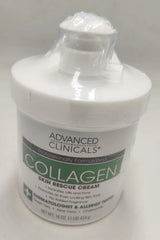 Advanced Clinicals - Spa Size Collagen Skin Rescue Cream